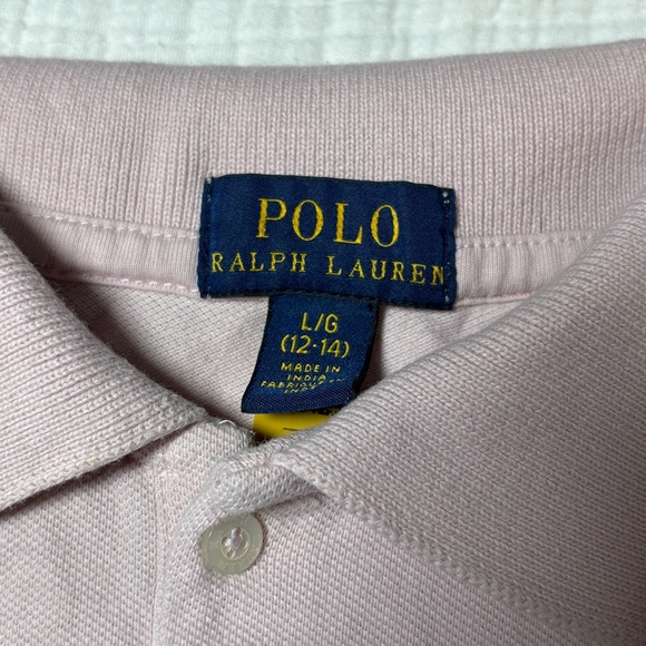 Polo by Ralph Lauren Kids Light Pink Polo Shirt - Picture 4 of 4